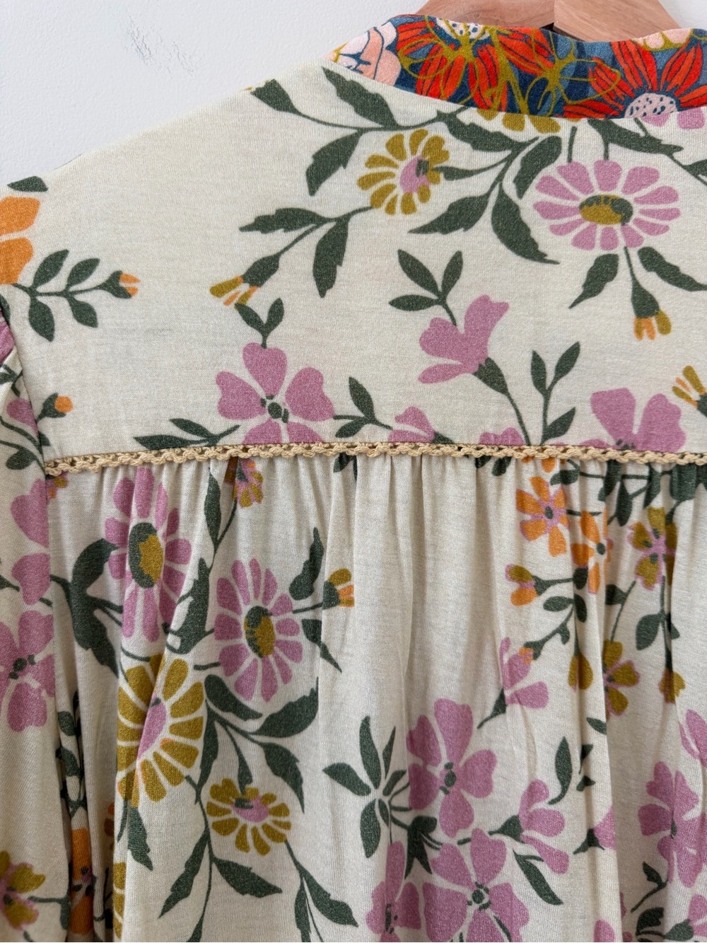 Anthropologie BI-nk Stephanie top boho flowers artsy Size Small - Picture 10 of 13